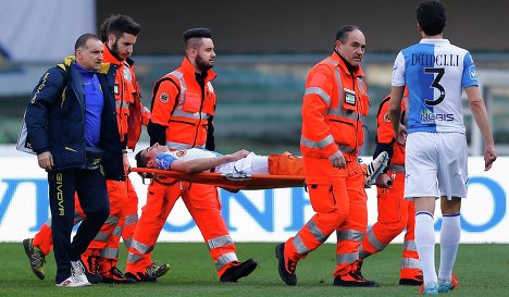 Наингголан сломал ногу полузащитнику «Кьево» (18+)