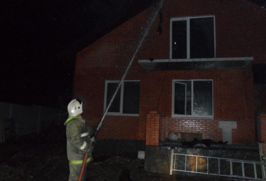 В Туле сгорел частный дом