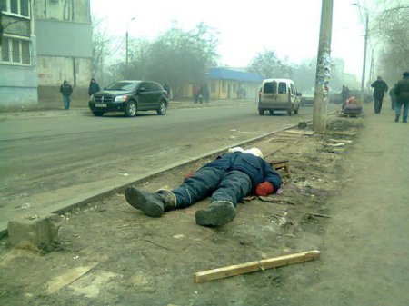 Последствия обстрела Мариуполя (24.01.2015)