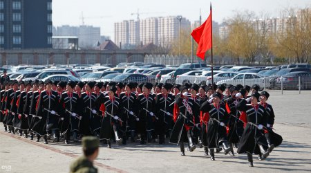 Кубанские казаки готовятся к параду Победы в Москве