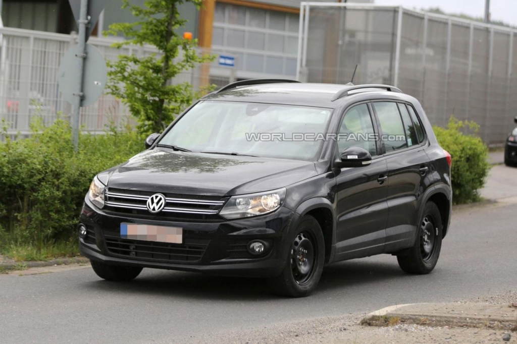 Volkswagen Tiguan 2016 тестовый мул шпионское