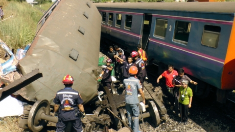 В Таиланде столкнулись два поезда: пострадали более 40 человек