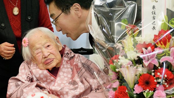 В Японии скончалась старейшая жительница планеты