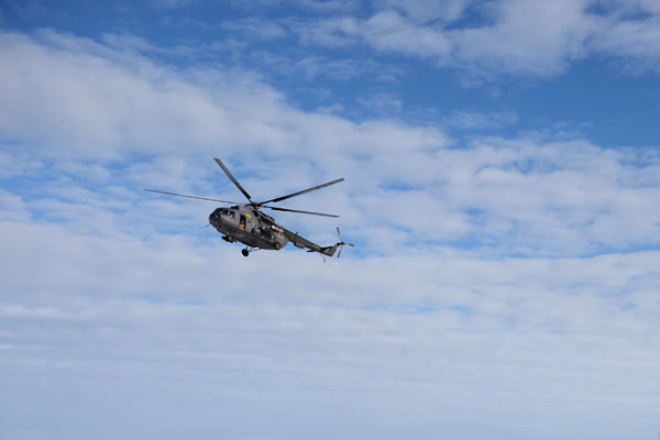 В Тюльганском районе в у села Городки упал частный вертолет «Робинсон»