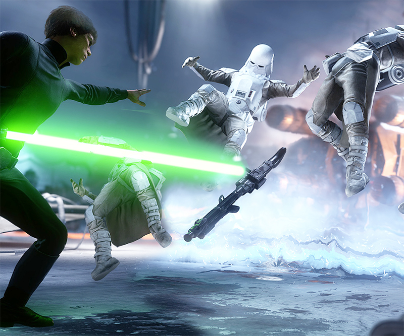 Представлены первые игровые видеоролики Star Wars Battlefront