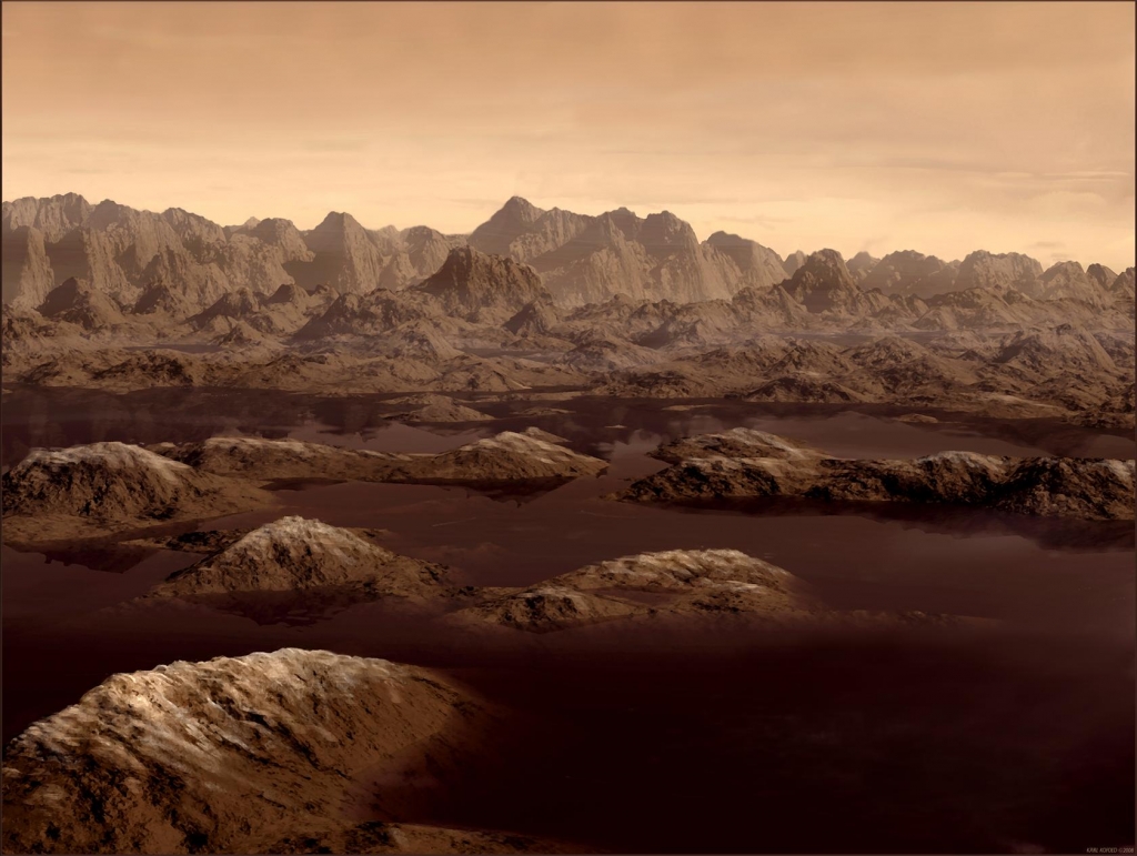 Предполагаемая поверхность Титана