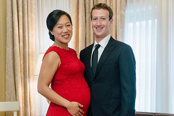 Марк Цукерберг оубликовал фото беременной супруги