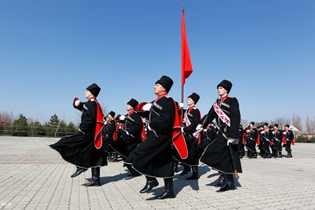 Кубанские казаки готовятся к параду Победы в Москве