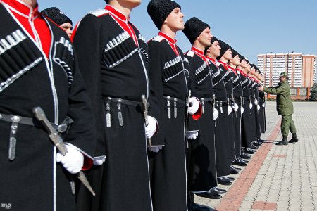 Кубанские казаки готовятся к параду Победы в Москве