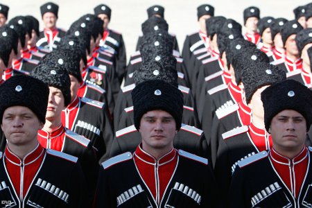 Кубанские казаки готовятся к параду Победы в Москве