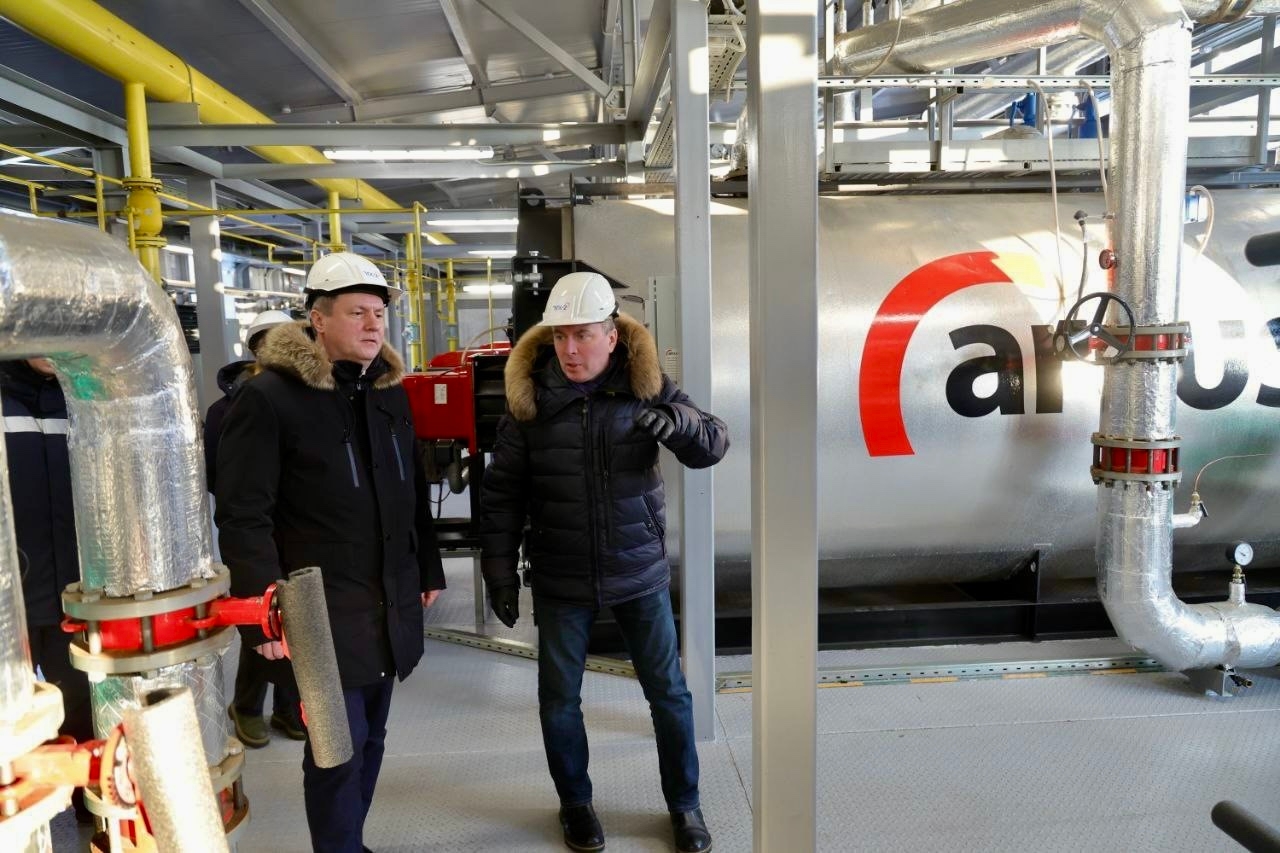 В Талажском авиагородке введена в работу одна из самых мощных котельных Архангельска